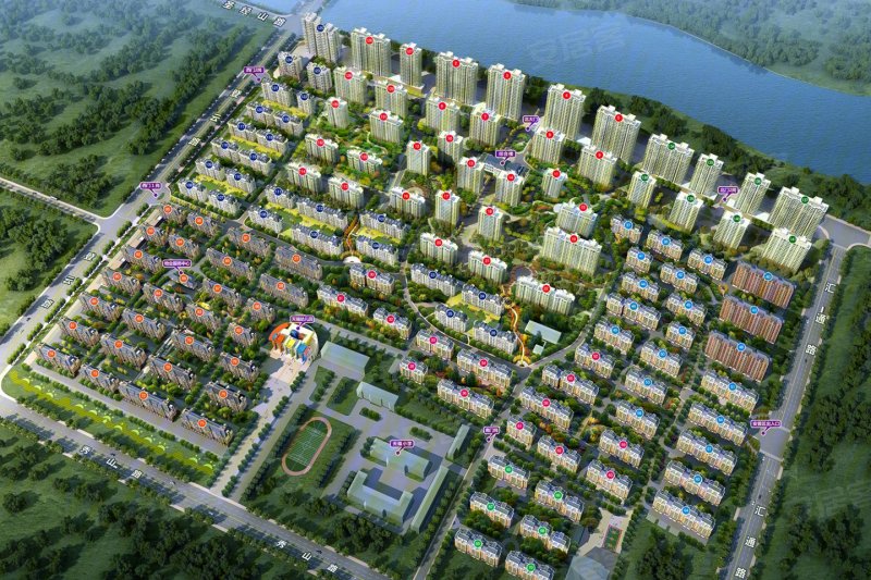 河景东城108平到188平多套70年产权住宅 55万起