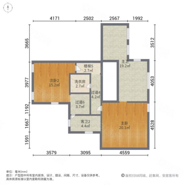 纳帕尔湾山庄3室2厅3卫214㎡南北450万