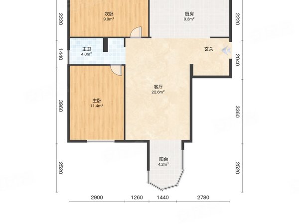天津河西尖山路津铁泽苑津铁泽苑 2室1厅1卫