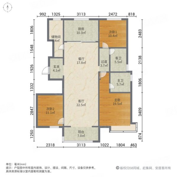 正定天山熙湖户型图图片