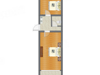 2室0厅 47.56平米