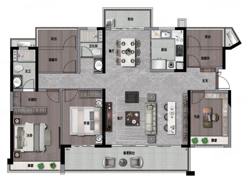 90万亏本急售 160平南北通透大五房 速度,茂名万达广场|万达61东茂