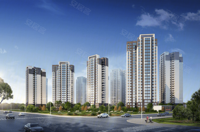 阳光东方府3室2厅2卫91.69㎡南41万