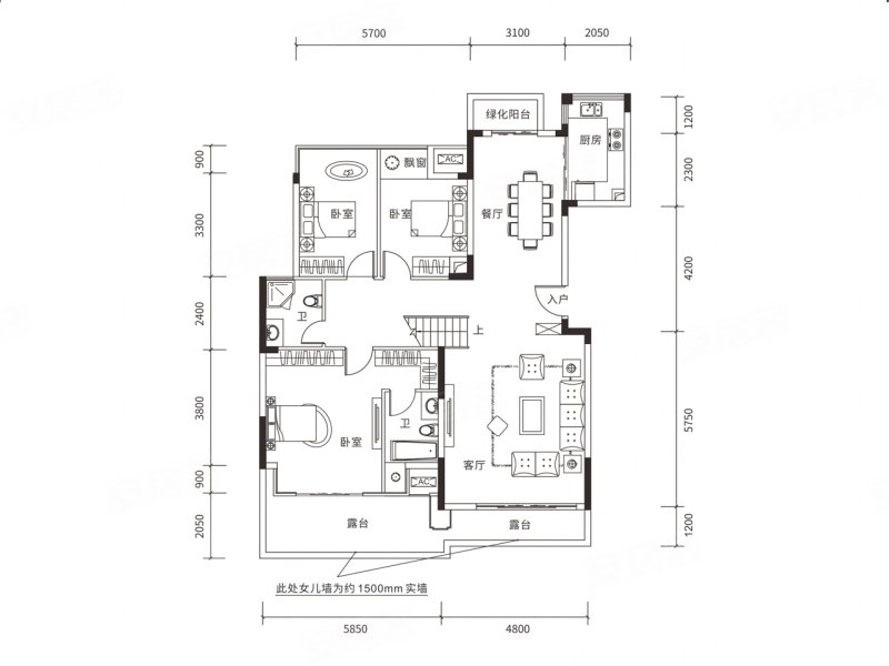 总价140万,安吉万达旁(山语城)全新未入住,地铁300米