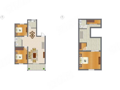 3室2厅 95.80平米