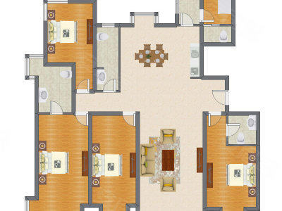 5室2厅 245.00平米