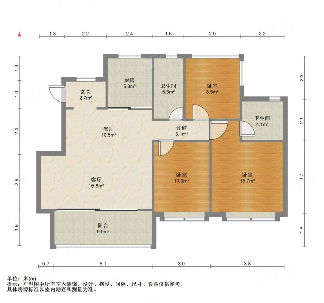 招商奥体公园户型图片