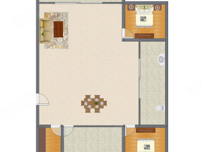 3室2厅 112.37平米