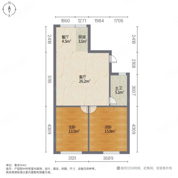 户型 户型图 平面图 600_600