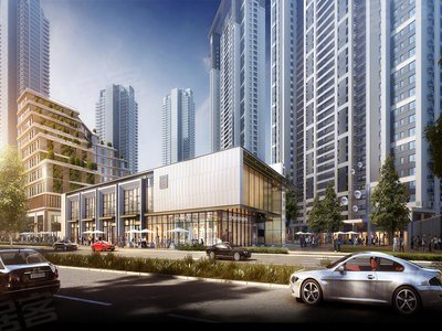 金地兰亭大境商铺小区图片相册,武汉金地兰亭大境商铺实景图,室外图