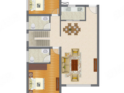 5室2厅 168.00平米