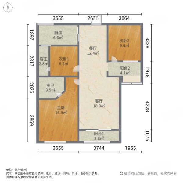 丰都久桓星城户型图图片