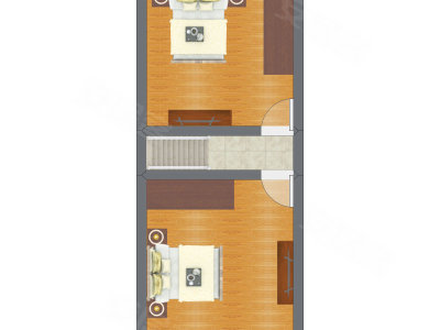 2室1厅 29.16平米