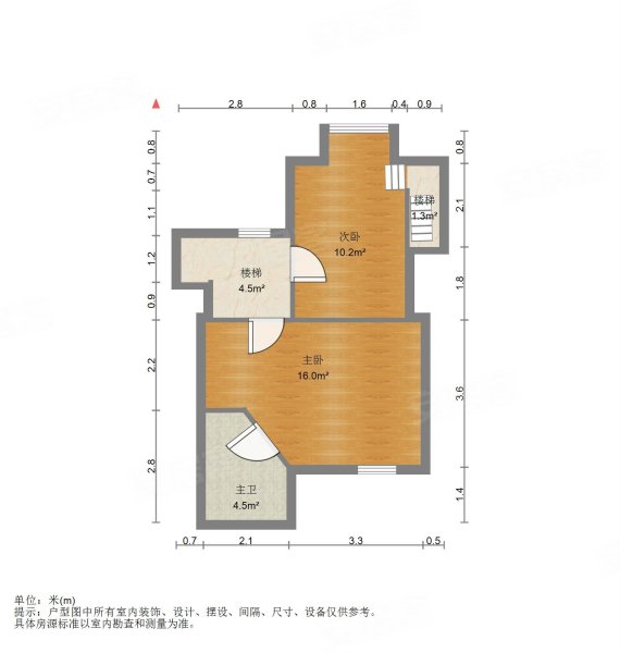 名都园(别墅)4室2厅3卫154.64㎡南北990万