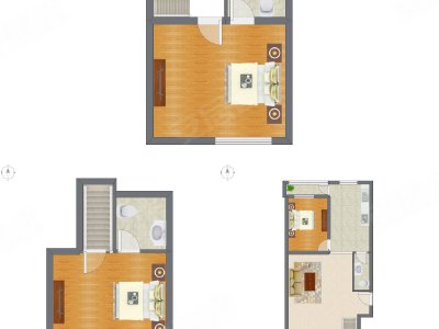 3室1厅 150.00平米