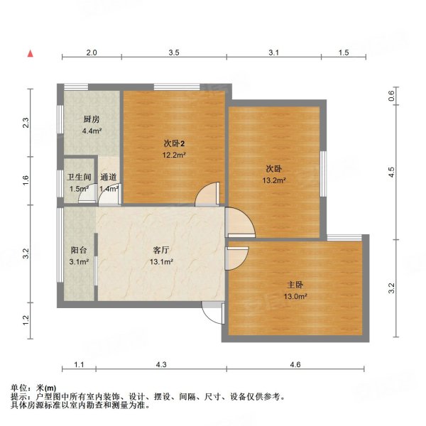 清风小区3室2厅1卫87㎡南39万