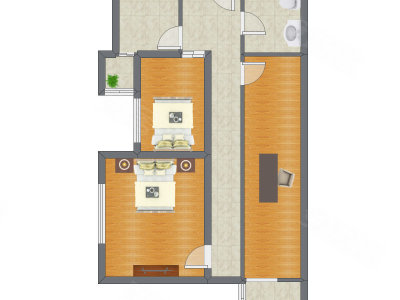 3室1厅 99.10平米