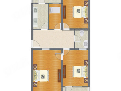 3室1厅 105.89平米