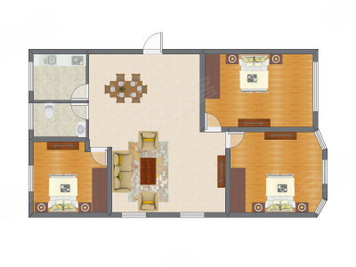 3室2厅 112.65平米
