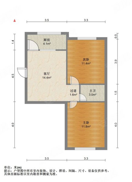 大力小区2室1厅1卫65㎡南北26万