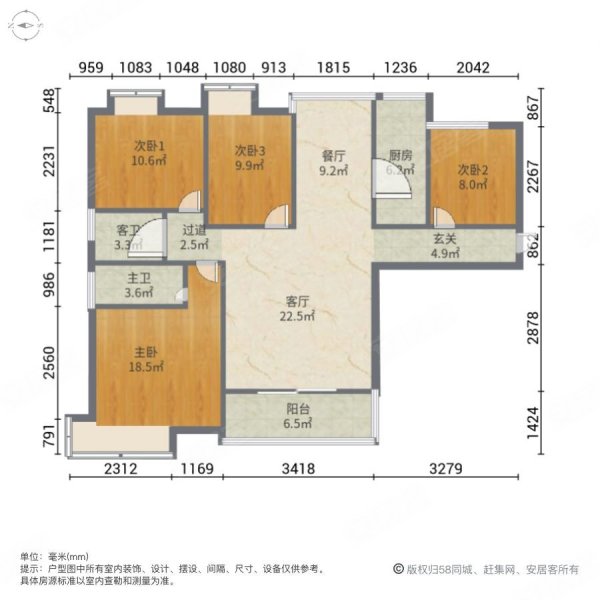 抚州梦湖家园户型图图片