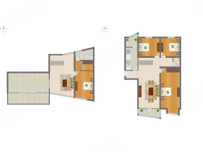 4室2厅 94.16平米