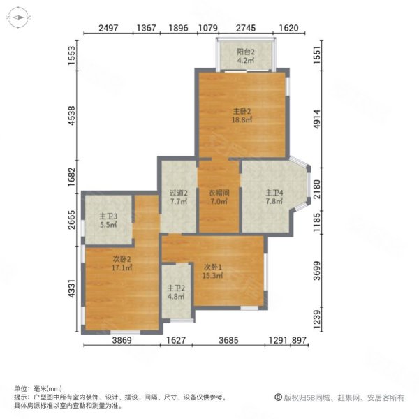 保利阆峰云墅5室3厅6卫428㎡东南720万