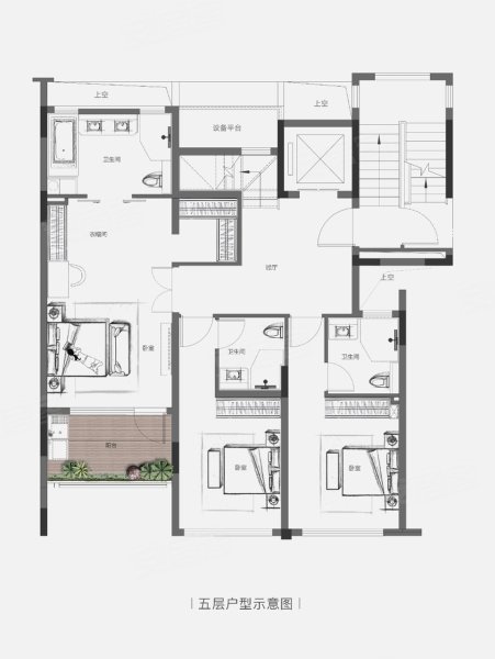 云启玉渚(新房)4室3厅240㎡659万二手房图片