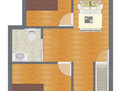 3室2厅 74.49平米