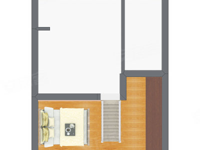 1室1厅 25.04平米