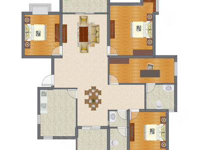 4室2厅 125.12平米