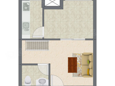 1室1厅 71.05平米