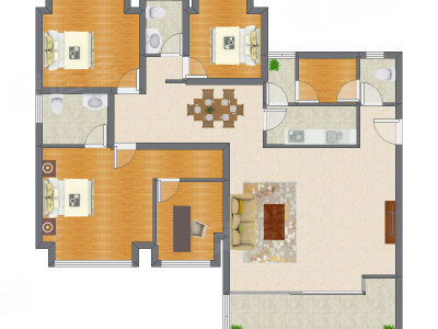 4室2厅 179.52平米