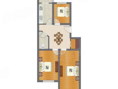 3室1厅 96.30平米