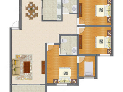 4室2厅 139.50平米