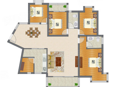 4室2厅 150.10平米