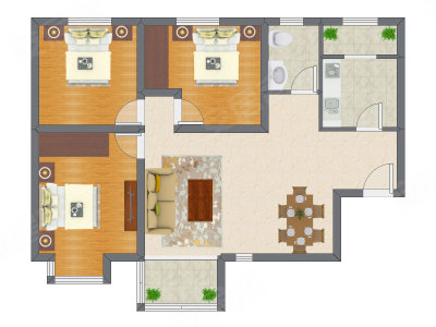 3室1厅 112.95平米