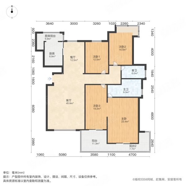 常州锦绣天地户型图图片