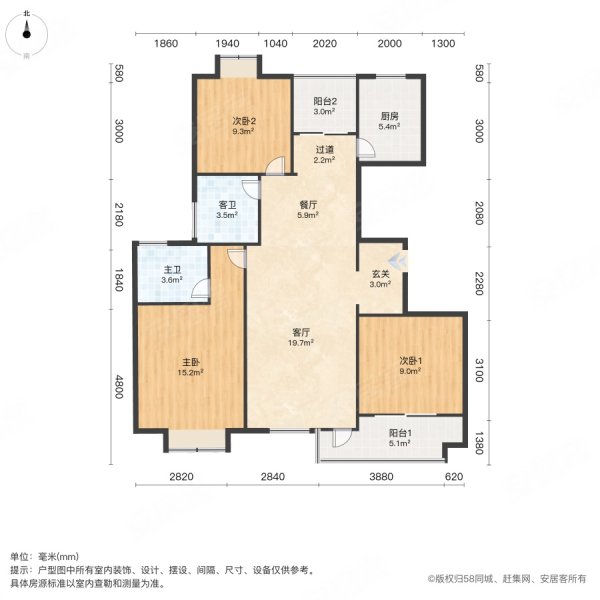 上虞银河湾户型图图片