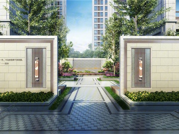 上海小区 金山小区 金山新城小区 铂翠廷实景图 1/ 12  