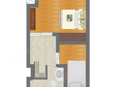 2室2厅 35.90平米