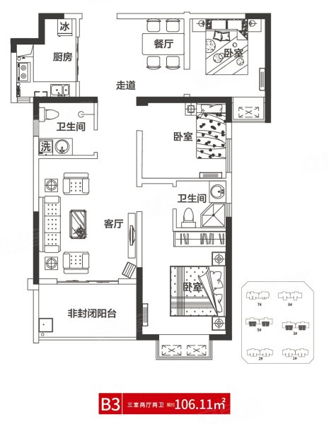 建业中弘城户型图图片