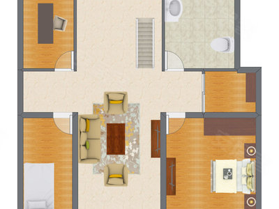 5室3厅 101.39平米
