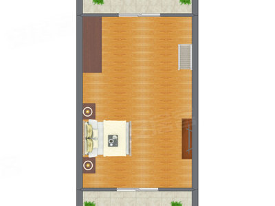 1室1厅 31.17平米