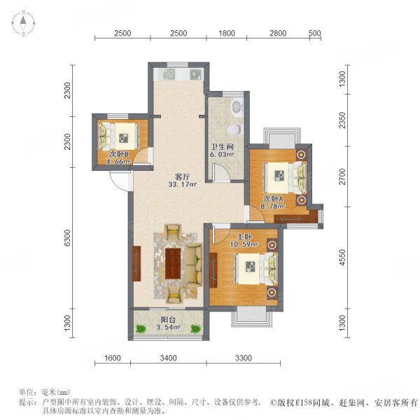 香堤意墅户型图图片