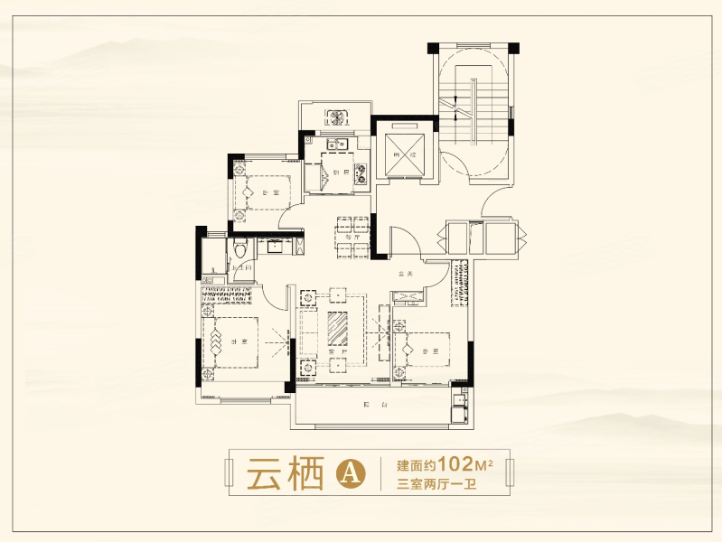 徐州·东樾府二手房,135万,3室2厅,1卫,102平米-徐州安居客