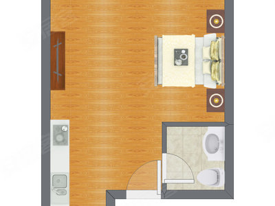 1室0厅 47.78平米
