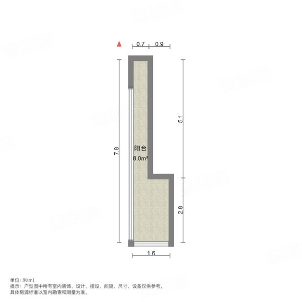 阳光西岸5室2厅2卫114㎡南北82万