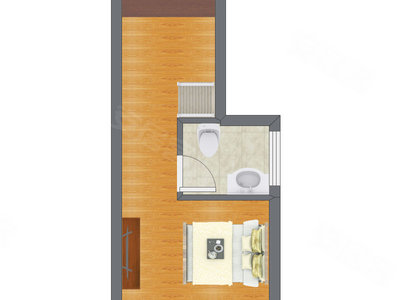 3室2厅 50.47平米