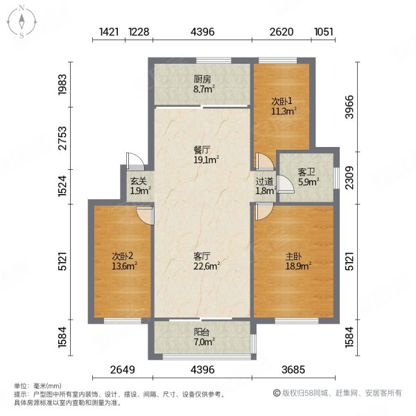 锦绣家园户型图图片